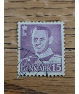 Denmark Stamp King Frederik IX 15 Used - $2.99