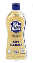 (2PKS-13oz)BAR Keepers Friend Soft Cl EAN Ser Kitchen Rust Lime Stains Remover - £18.37 GBP