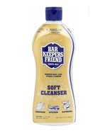(2PKS-13oz)BAR KEEPERS FRIEND SOFT CLEANSER KITCHEN RUST LIME STAINS  RE... - £17.97 GBP