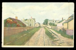 Vintage Art Postcard Old Broadway Sconset Nantucket MA Wyer 1913 Postal History - £8.73 GBP