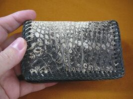 (EL200-22) GENUINE Alligator GATOR TONGUE Leather Credit card case WALLE... - $151.99