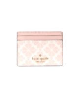 New Kate Spade Signature Spade Flower Small Slim Card Holder Rose Smoke ... - $37.11