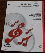 Hallelujah, G. F. Handel, Mervyn Warren 1992 Old Sheet Music - Good Condition - £4.81 GBP