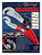 Power Grip Pipe &amp; Nut Wrench Olympia Tools 2009 Full-Page Print Magazine Ad - £7.77 GBP
