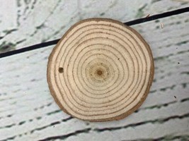 Wood Slices 6 7cm 30 Pcs Rustic Unfinished Wood Log Discs Predrilled Wooden - £16.10 GBP