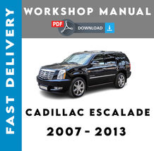 Cadillac Escalade 2008 2009 2010 2011 2012 2013 Service Repair Workshop Manual - £6.18 GBP