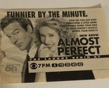 Almost Perfect Tv Guide Print Ad Kevin Kilner Nancy Travis TPA11 - $5.93