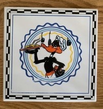 Warner Brothers Studio Looney Tunes Daffy Duck Kitchen Tile Trivet Ceramic 6x6 - £9.08 GBP