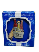 Gloria Duchin Collection Christmas Ornament-Love The Wine You’re With. - £39.78 GBP