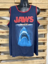 Jaws Graphic Tank Top T-Shirt Men&#39;s Size 2XL Sharks Movies KG JD - $4.94