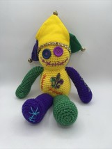 Crochet voodoo doll 18” New Orleans Artist Mary Ann Hard To Find Mardi Gras - £31.65 GBP