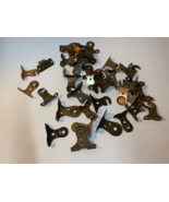 Vintage Mixed Group of Curtain Rod Holders Brackets 39 Pieces - £3.31 GBP