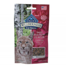 Blue Buffalo Wilderness Crunchy Cat Treats - Tasty Salmon Flavor - £6.17 GBP+