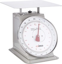 20-Pound/9-Point-Nine-Kilogram Winco Scal-820 Scale With An 8-Inch Dial. - $1,350.57 MXN