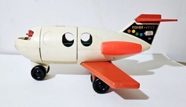 Fisher Price Vintage Little People Fun Toy Jet Airplane NY USA 1970 - $32.25