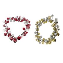 Gold and Silver or Red and White Peppermint Swirl Garland 5 Ft CHOOSE YO... - $59.98