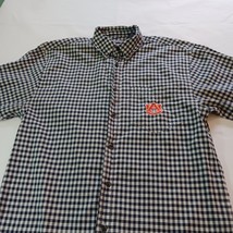 Pressbox Auburn Tigers Men’s Button Down Checkered Plaid Long Sleeved Shirt L image 8