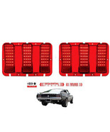 67 68 Ford Mustang Red LED Sequential Tail Brake Stop Light Lamp Lens PAIR - $214.78 CAD