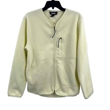 Rains Unisex Fleece Zip Close Jacket Yellow Size XS  - £64.31 GBP