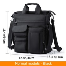 Multifunction Fashion Shoulder Messenger Bag Casual Business Men Briefcase Large - £70.51 GBP