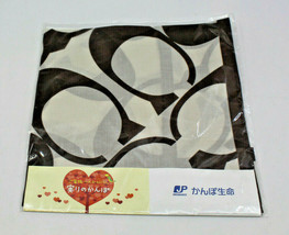 Japan Post Insurance Coach Japan Original Novelty Logo Handkerchief Not for Sale - £28.90 GBP