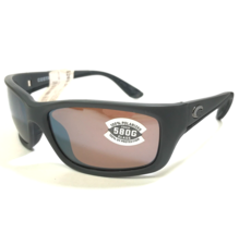 Costa Sunglasses Jose JO 98 Matte Gray Wrap Frames Copper Silver Mirrore... - $177.43