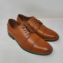 Jousen Milan Men&#39;s Oxford Sz 7 M Shoes Brown Cap Toe - $25.87