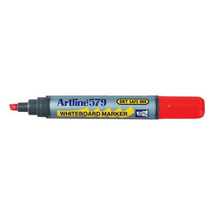 Artline Whiteboard 5mm Chisel Tip Marker (Box of 12) - Red - £37.31 GBP