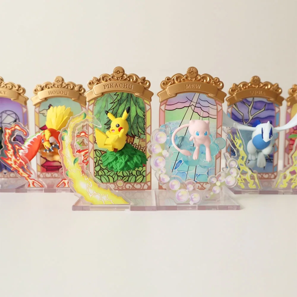Pokemon Mirror Pikachu Mewtwo Gardevoir Umbreon Cartoon Movie Peripheral Toy - £37.77 GBP