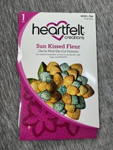 Heartfelt Creations Sun Kissed Fleur Craft Die Set HCD1-734 Floral Cutti... - $24.74