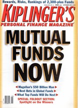 Kiplinger&#39;s Magazine September 1995 Personal Finance -Mutual Funds Now - £1.19 GBP