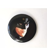 Vintage 1989 DC Comics BATMAN Michael Keaton Button Pin 1.75&quot; - $7.00