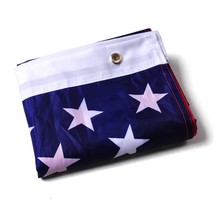 3&#39;x 5&#39; FT American Flag U.S.A U.S. United States Stripes Stars Brass Gro... - £4.73 GBP