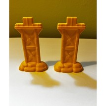 VTech Go! Go! Smart Wheels Train Station Yellow Bridge Track Support lot of 2 - $9.89