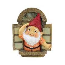 Design Toscano The Knothole Window Gnomes Garden Welcome Tree Sculpture  - $36.00