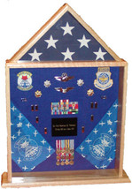 Large Military Badge Pin Patch Flag Challenge Coin Display Case Shadow Box - £481.76 GBP