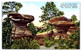 Garden of The Gods Colorado Springs Manitou springs Colorado Unused Postcard - £34.52 GBP