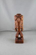 Vintage Tiki Figuinre - Hand Carved Ku - Wooden Figurine - $917.35 MXN