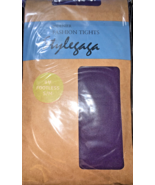 Stylegaga Footless Fashion Tights Purple 2 Pack Size S/M - $279.97 MXN