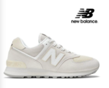 New Balance 574 Unisex Casual Shoes Sneakers [D] White NWT U574FOG - £93.73 GBP