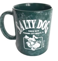 Salty Dog Coffee Mug 1980 Cup Panama City Beach Florida 80s Double Sided - £7.86 GBP