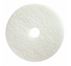 22&quot; White Polish Pad Flooring Dry Polishing or With Fine Water Mist Case... - £37.71 GBP