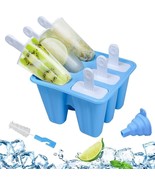 Silicone Popsicle Molds for Kids Adults, 6-cavity Ice Popsicle Maker Set... - £11.59 GBP