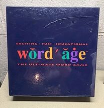 Wordage Board Game Educational Game 1994 The Ultimate Word Game Word Age... - $18.89