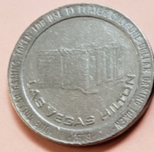 HILTON Las Vegas, NV One Dollar &#39;Good Luck&#39; Gaming Token, 1979 - £8.61 GBP