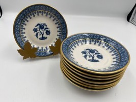 Set of 8 Theodore Haviland New York CAMBRIDGE BLUE Fruit / Dessert Bowls - £82.65 GBP