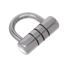 Grooved Padlog 4.0mm hasp thickness 316L Stainless Steel - £28.97 GBP