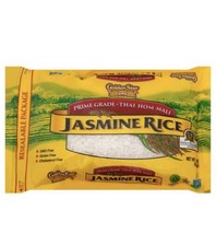 Golden Star Jasmine Rice. 2lb bag ( 2 pack bundle). Thai Hom Mail. Prime grade. - £25.26 GBP