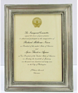 1969 Inauguration Invitation President Nixon Cosi Tabellini Pewter Match... - $1,827.86 MXN