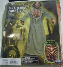 Fun World Bleeding Pumpkin 5 Piece Boys Halloween Costume M - 8 to 10 New - £13.66 GBP
